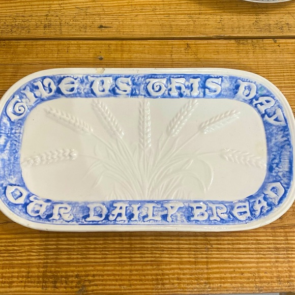 Give Us This Day Our Daily Bread Platter - Picture 1 of 4